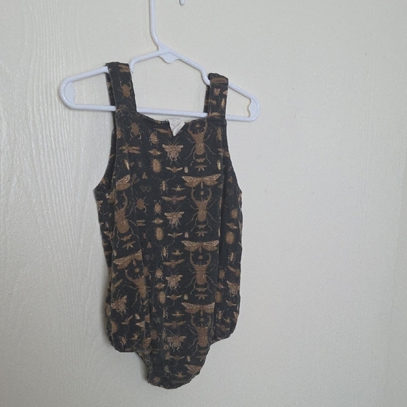 Black and Brown Button-Up Bubble - Picture 3 of 3